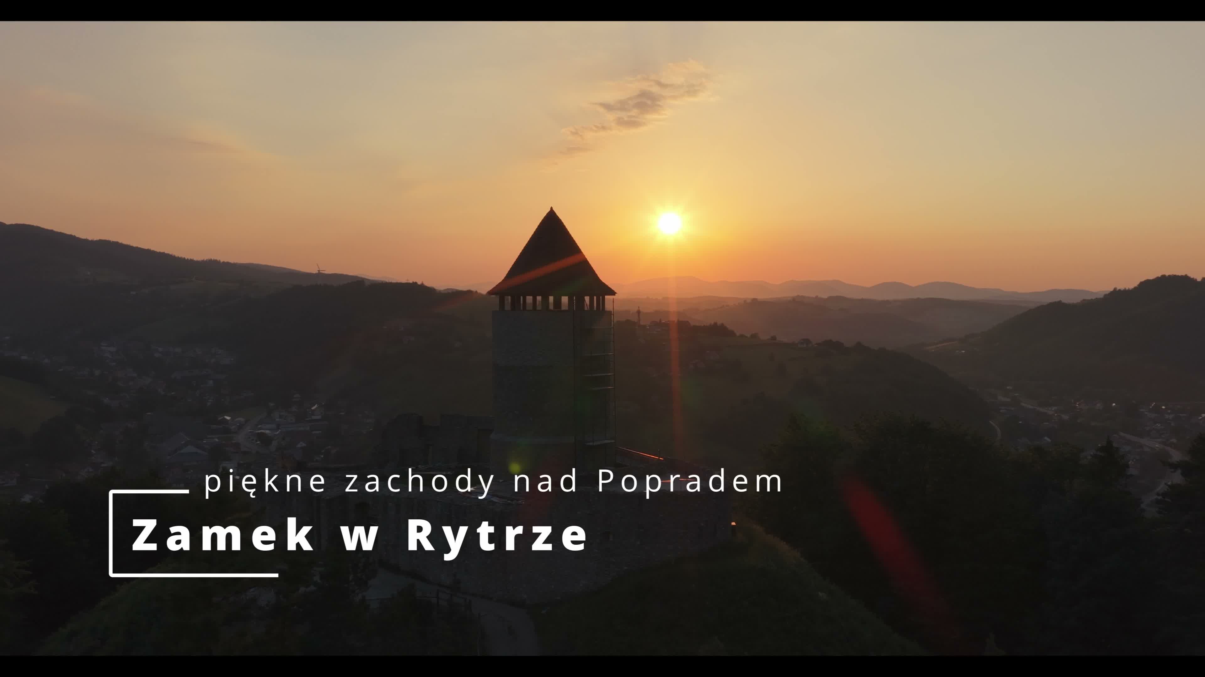 ZamekRytroZachodzaceSlonce - Film z drona w portfolio na LetsFly. Autor: Witold Hejnowicz.