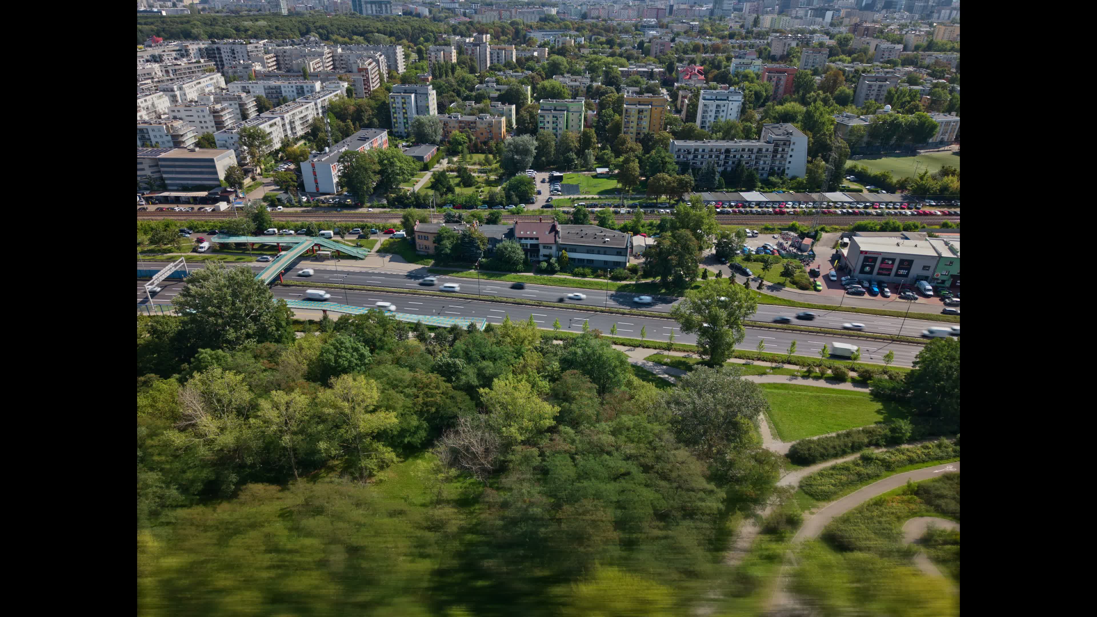 Wola Hyperlapse stabilization - Film z drona w portfolio na LetsFly. Autor: Tom Dobrzanski.