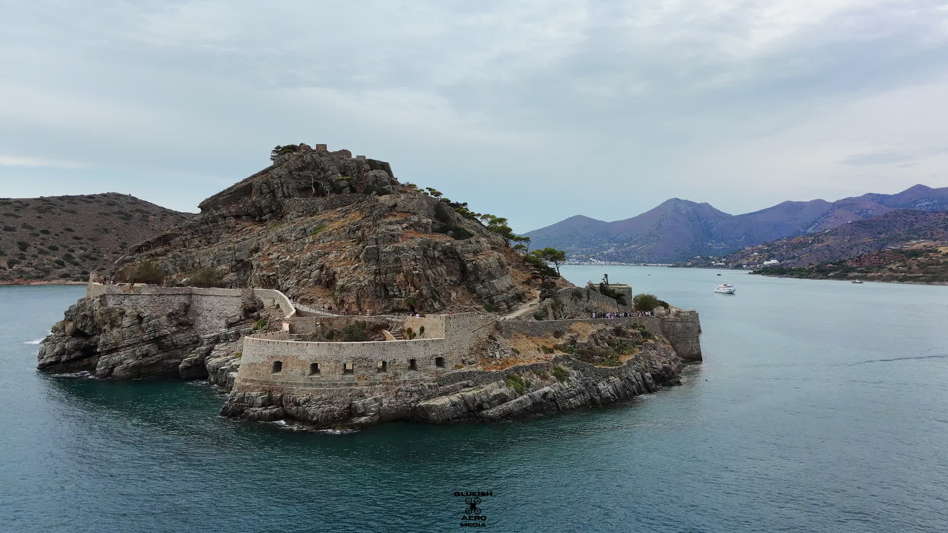 spinalonga - A drone video from Blueish Aero Media's portfolio on LetsFly.